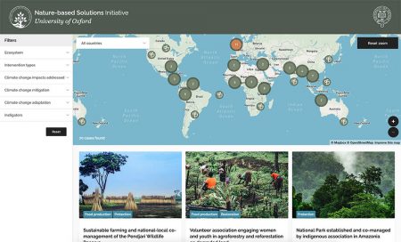 New Global Map of best-practice Nature-based Solutions to launch at COP26