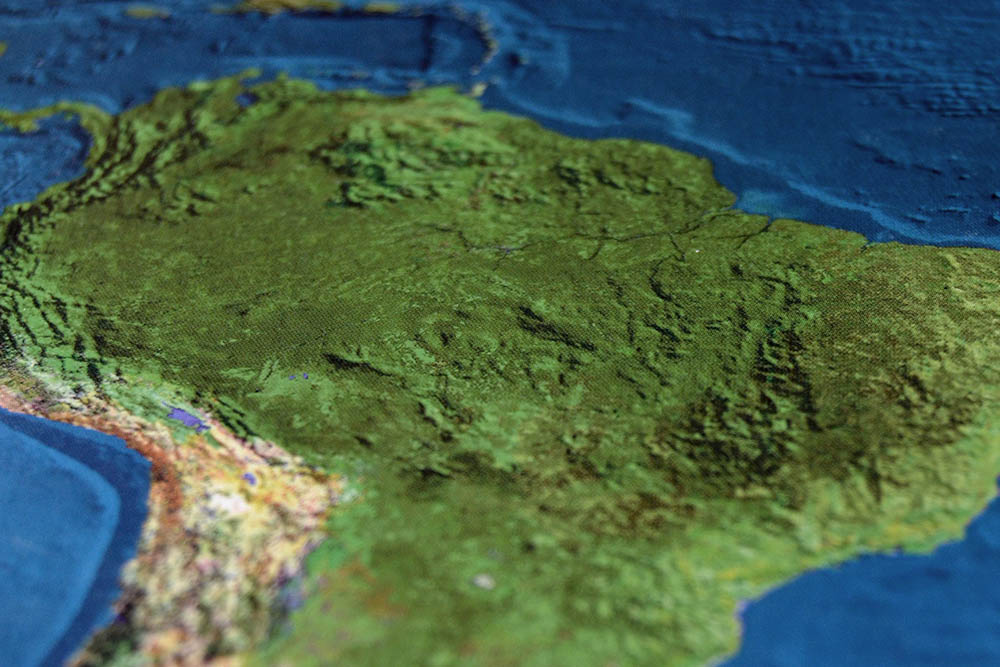 Aerial of South America
