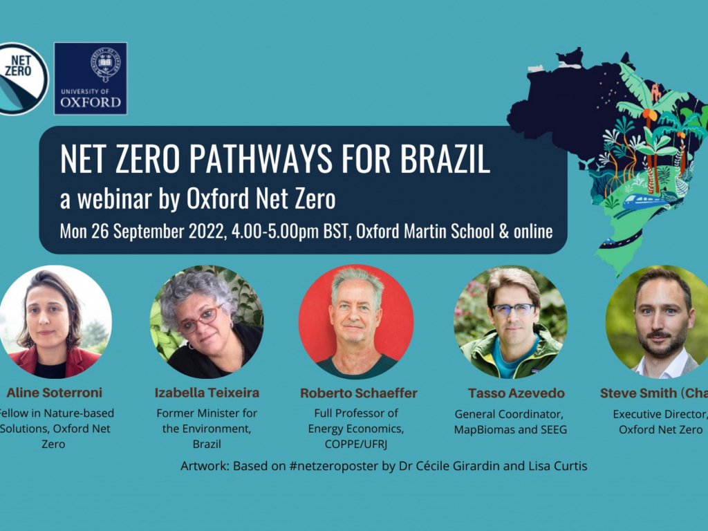 Net Zero Pathways for Brazil webinar