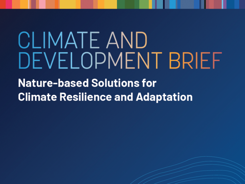 World Bank Brief on Nature-based Solutions for Climate Resilience and Adaptation