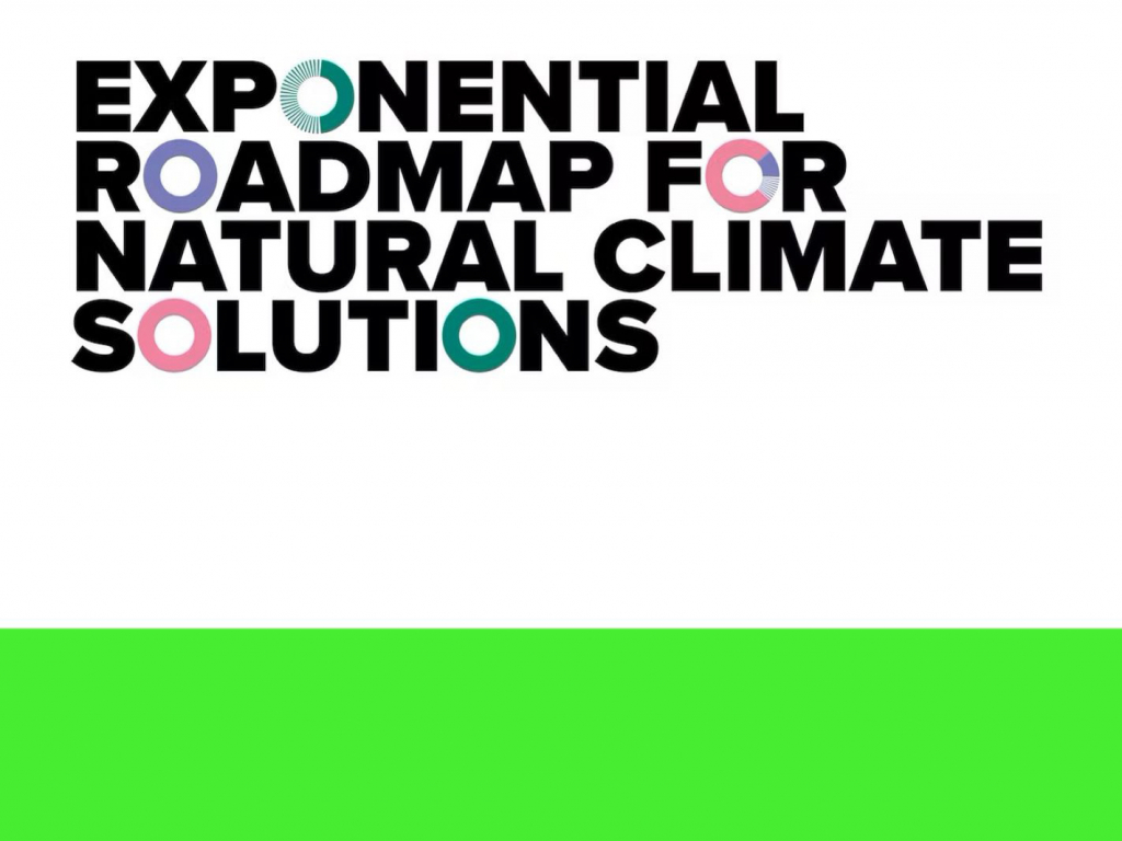 Exponential Roadmap for Natural Climate Solutions