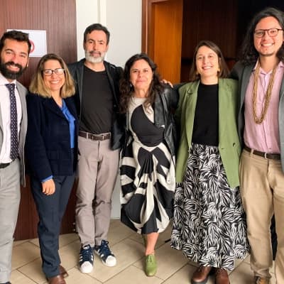 Aline amongst the team