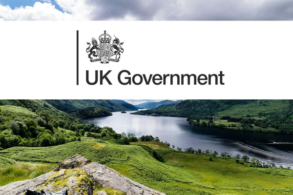 Gov logo on landscape